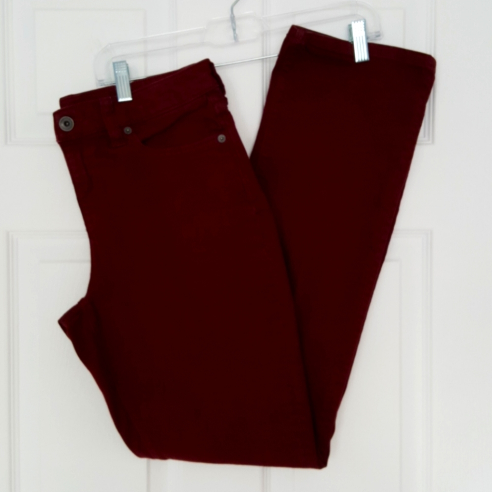 Land's End mid rise straight leg jeans